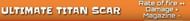Ultimate Titan Scar statistics addition (Image Credits: YT)